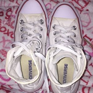 white high top converse